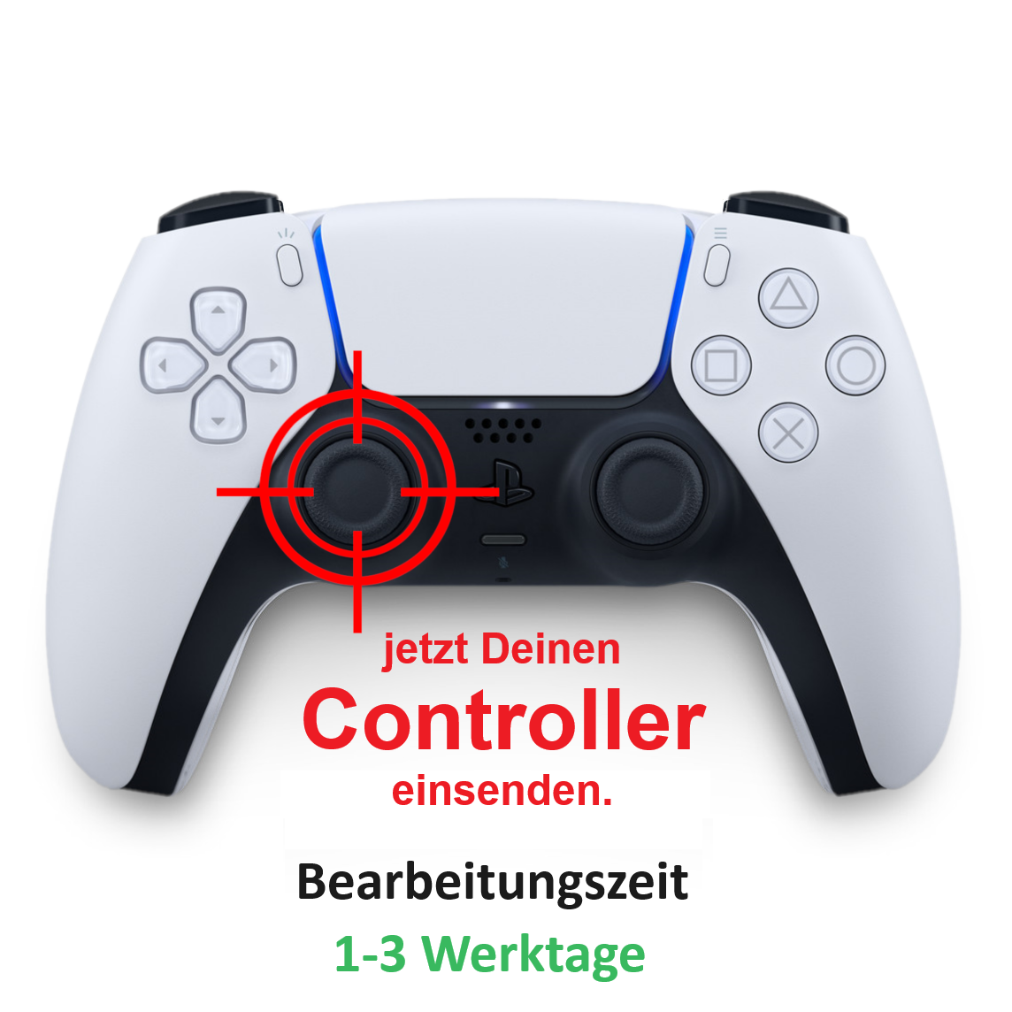 PS5 Controller Stickdrift Reparatur- Hall Effect v.5.0 Upgrade(L3+R3) No Stick Drift - Jetzt einsenden